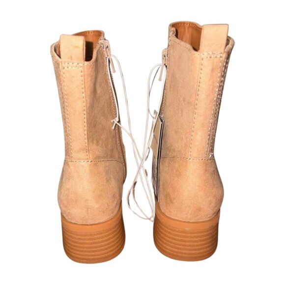 Universal Thread Ashley Memory Foam Ankle Boots Taupe Size 6.5 | Women’s Booties - Picture 4 of 5